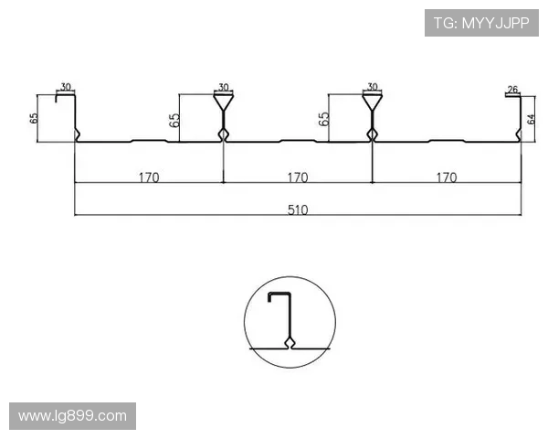 1.2mm厚YX65-170-510型楼承板规格及每平米重量